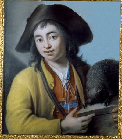 Ragazzo contadino con una marmotta, 1732 da Luigi Pitti
